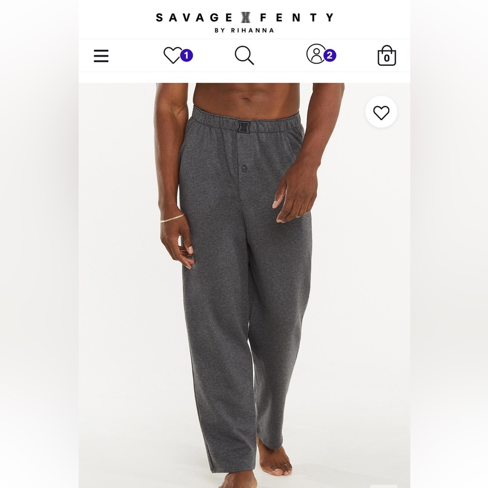 Savage x Fenty Gray Pajama Pants